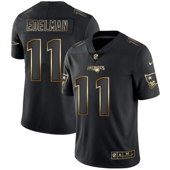 Men's New England Patriots Active Player Custom 2019 Black Gold Edition Stitched Football Jersey Men's New England Patriots Active Player Custom 2019 Black Gold Edition Stitched Football Jersey